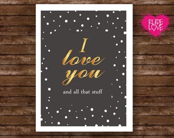 Carte amour drôle, carte d'anniversaire sarcastique, carte Je t'aime, carte de Saint-Valentin coquine, carte de petit ami ou petite amie, amour moderne