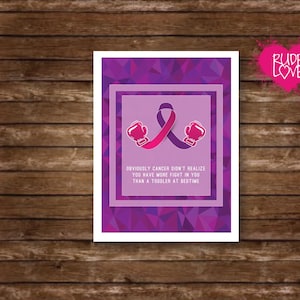 Carte drôle de cancer, carte de cancer, carte de baise de cancer, carte juste parce que carte, carte de mastectomie, carte drôle de chimiothérapie