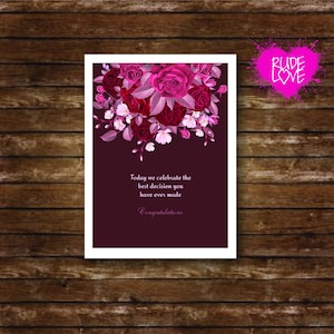 Carte de douche nuptiale drôle - carte de mariage drôle - carte de mariage drôle - carte de douche de mariage drôle - carte de mariage drôle