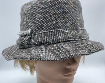 Harris tweed walking hat discount