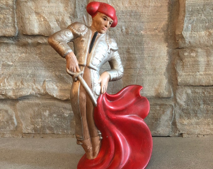 Vintage Ceramic Matador Figurine Statue Spanish Bull Fighter - Etsy