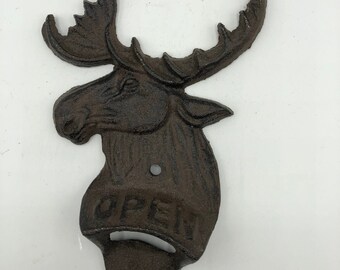 Moose Bottle Opener Canada Souvenirs Magnet 