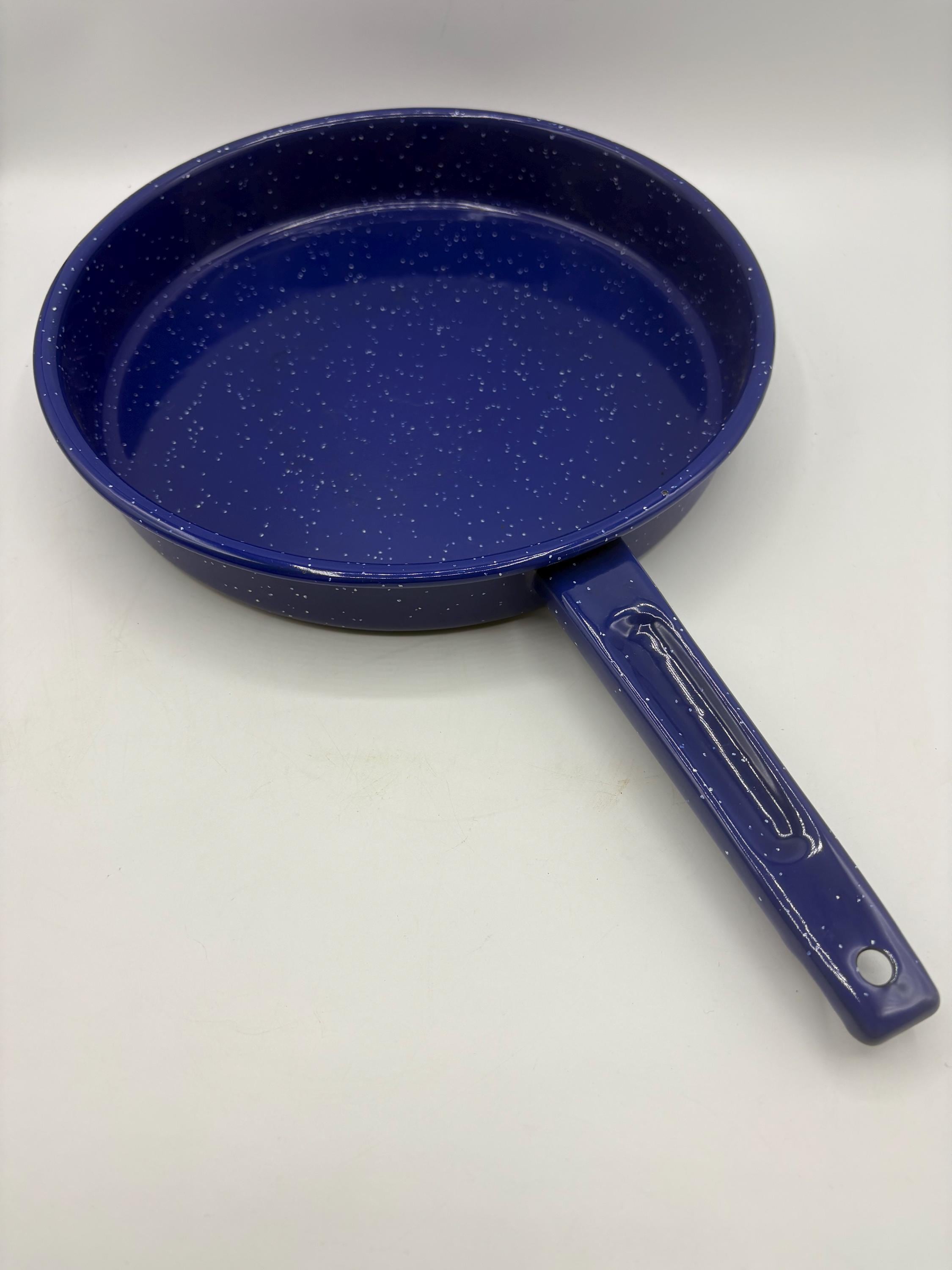 Vintage Blue Fry Pan - Etsy