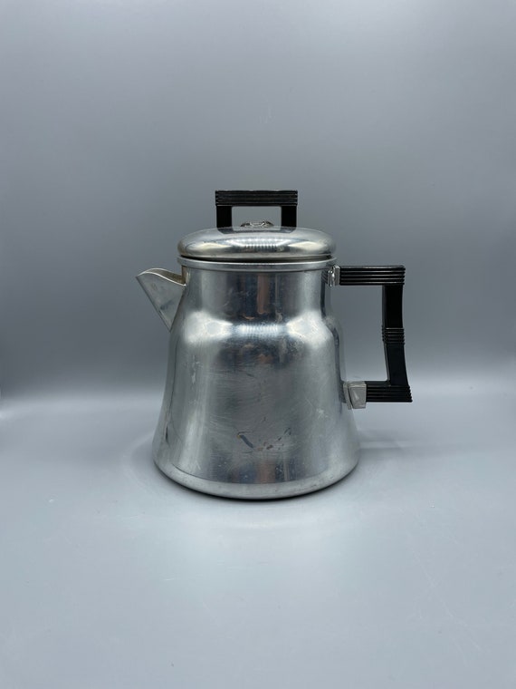 Aluminum Camping Tea Kettle, Campfire Kettle