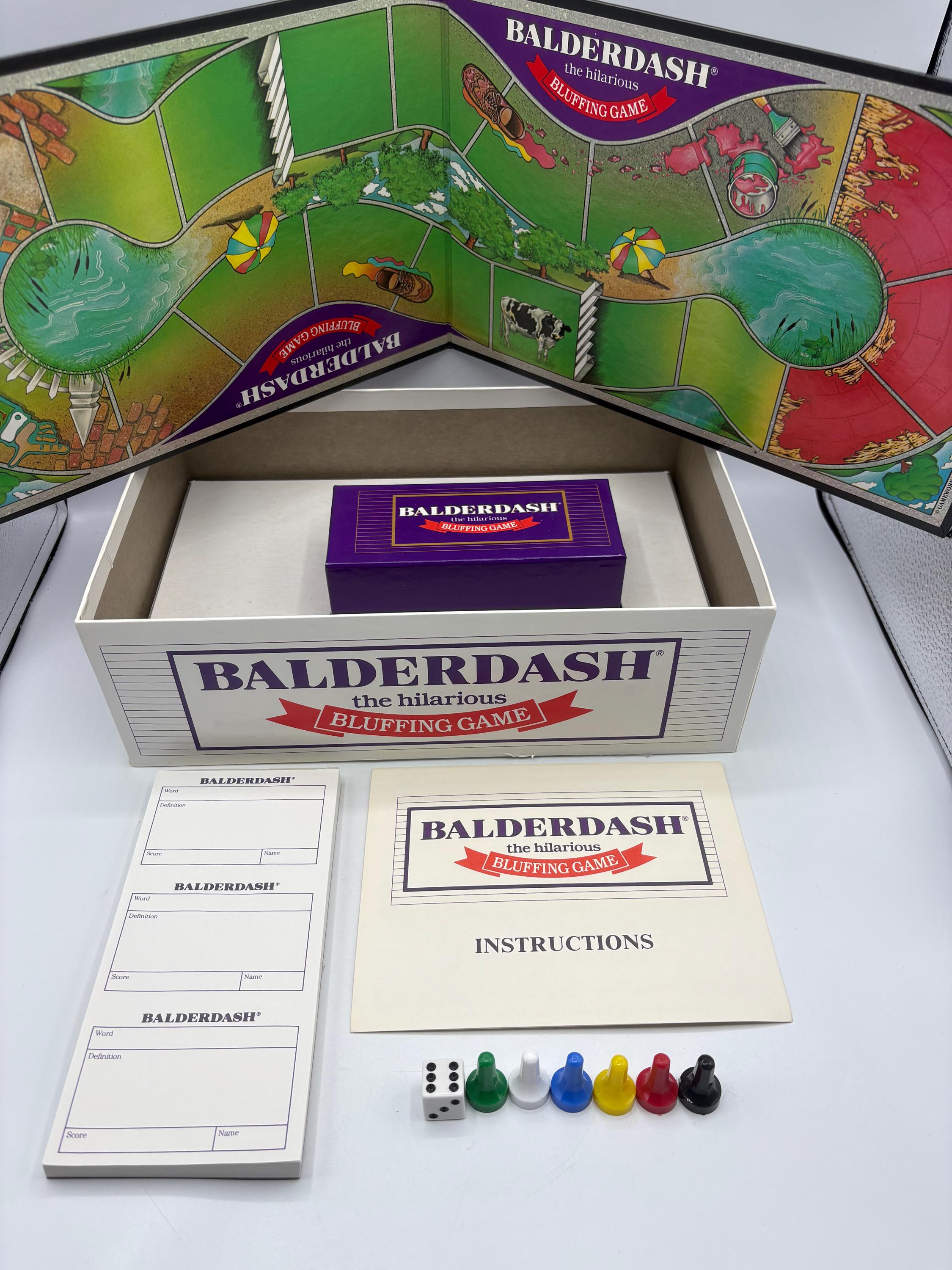 Balderdash Board Game 1984 Hilarious Bluffing Party Game Condition - Etsy
