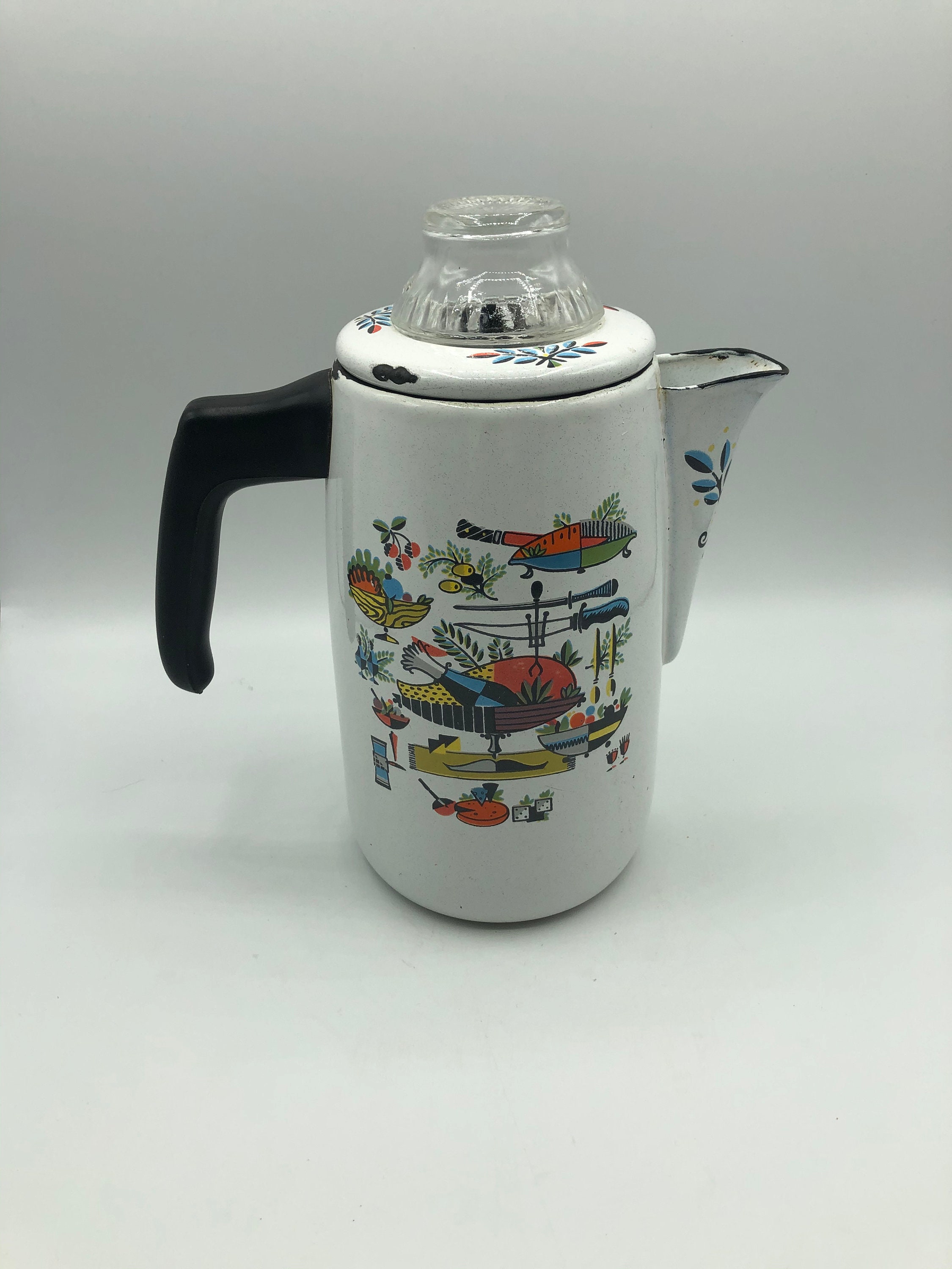 Vintage Presto Electric 9 Cup Coffee Percolator KK114 Clean