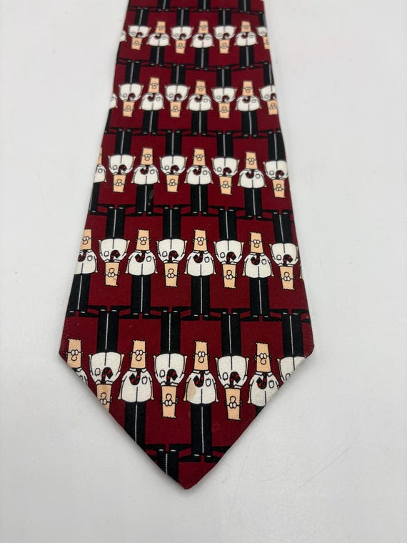 Vintage Dilbert Comic Strip Silk Tie – Novelty Comic Book Neckwear
