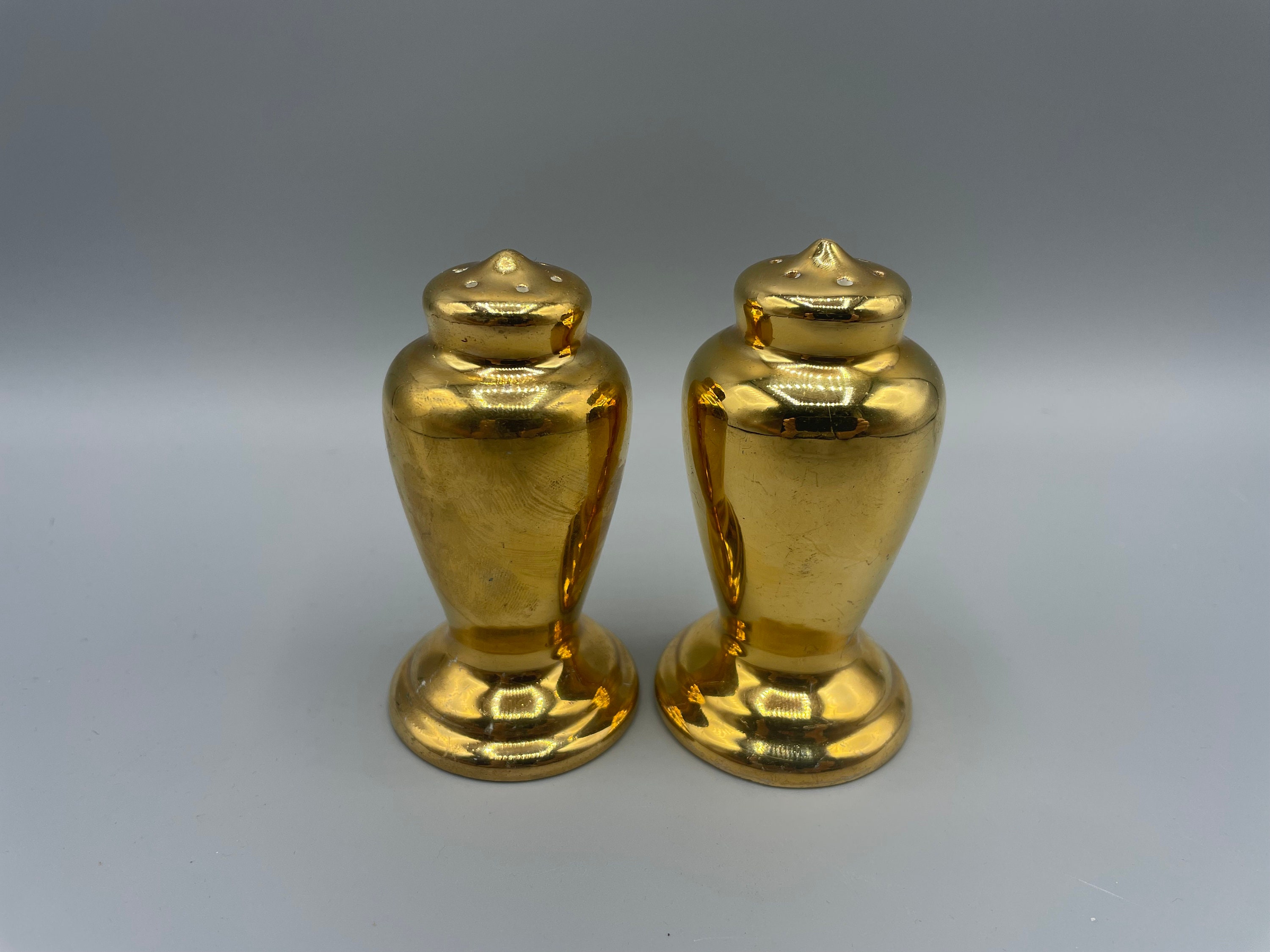 Gold Salt and Pepper Grinder Set – Golden Salt and Pepper Shaker