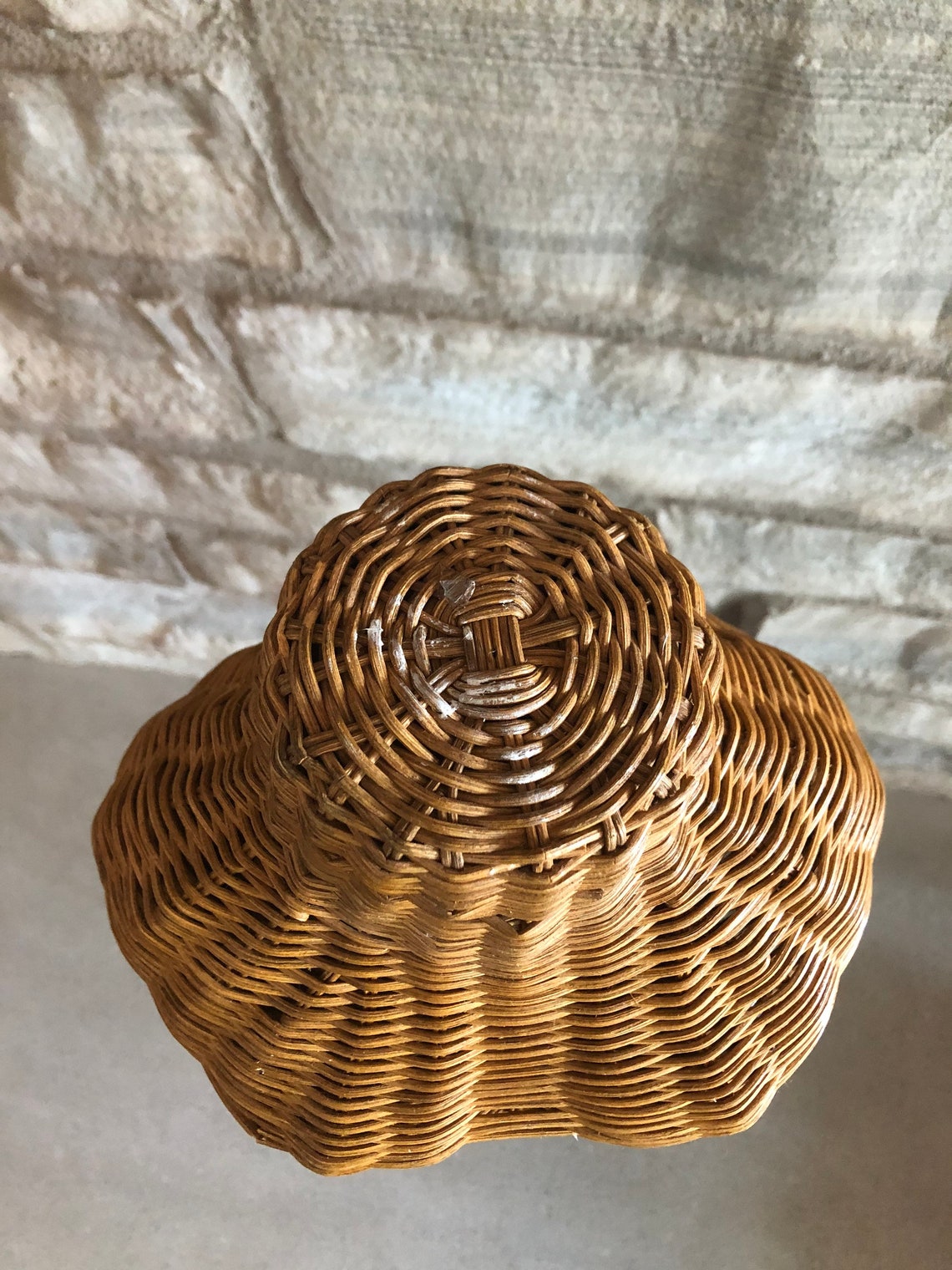 Vintage Wicker Small Dress Form Natural Boho Bohemian Home Etsy