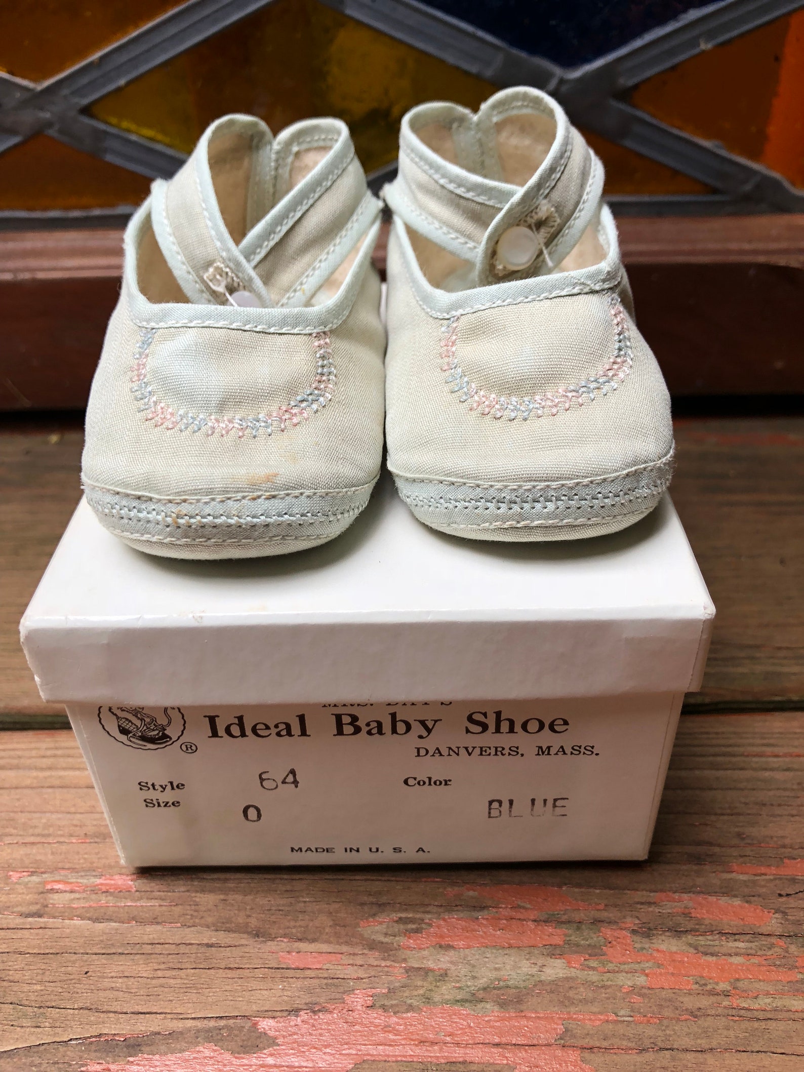 vintage baby booties crib shoes mrs day's ideal baby shoe cotton ballet baby slippers mid century antique vintage nursery de