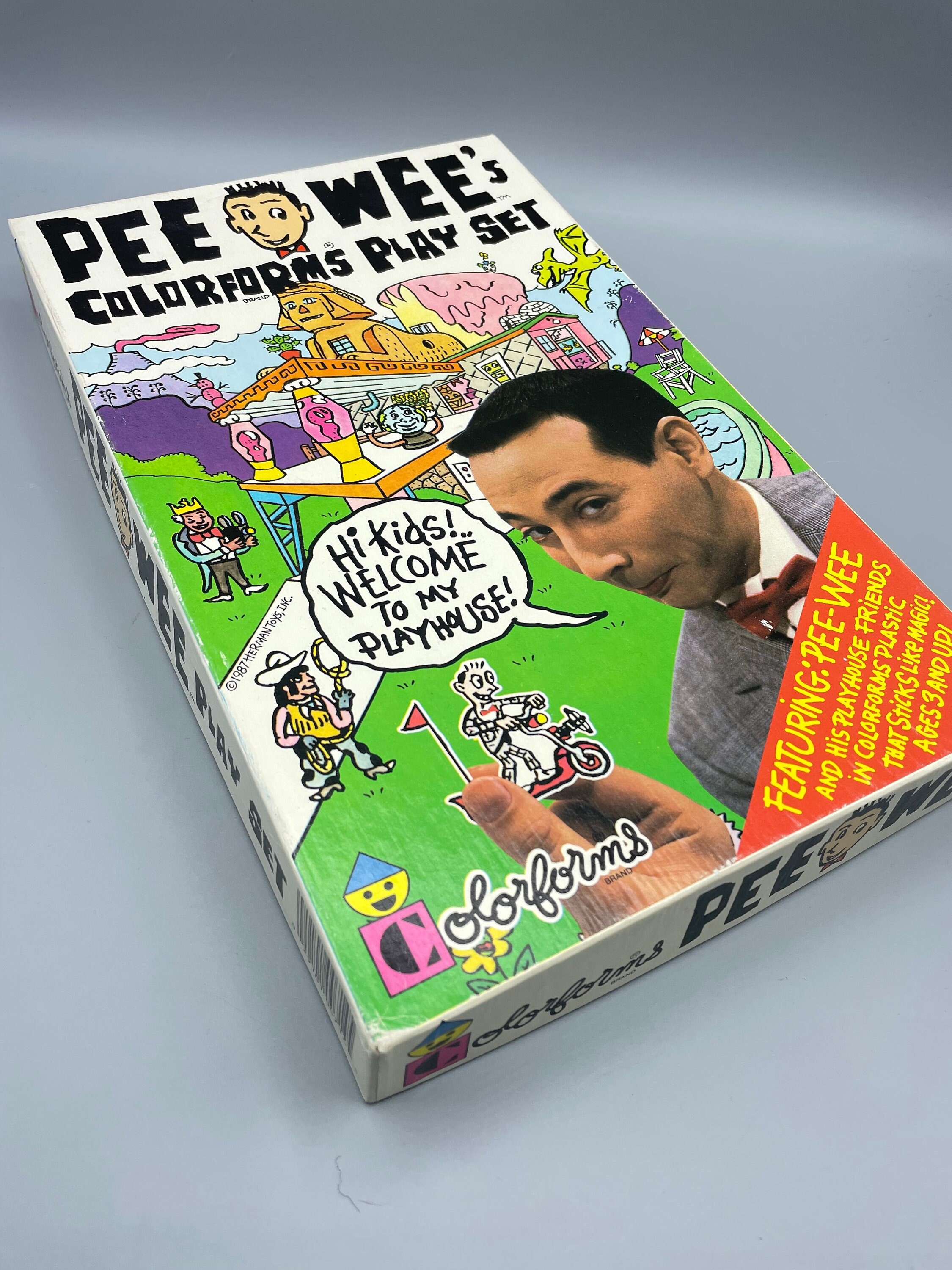 Pee wee's colorforms play cheap set