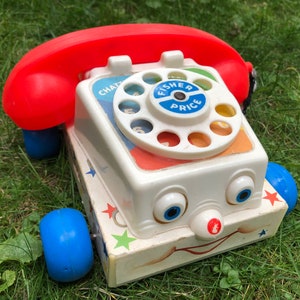 Fisher price pull phone cheap