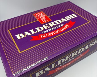 Juego de mesa Balderdash clásico, juego de faroles familiar de 1984