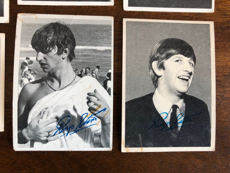 Beatles Trading Cards Set of 10 Collectible 3rd Series 1964 Etsy