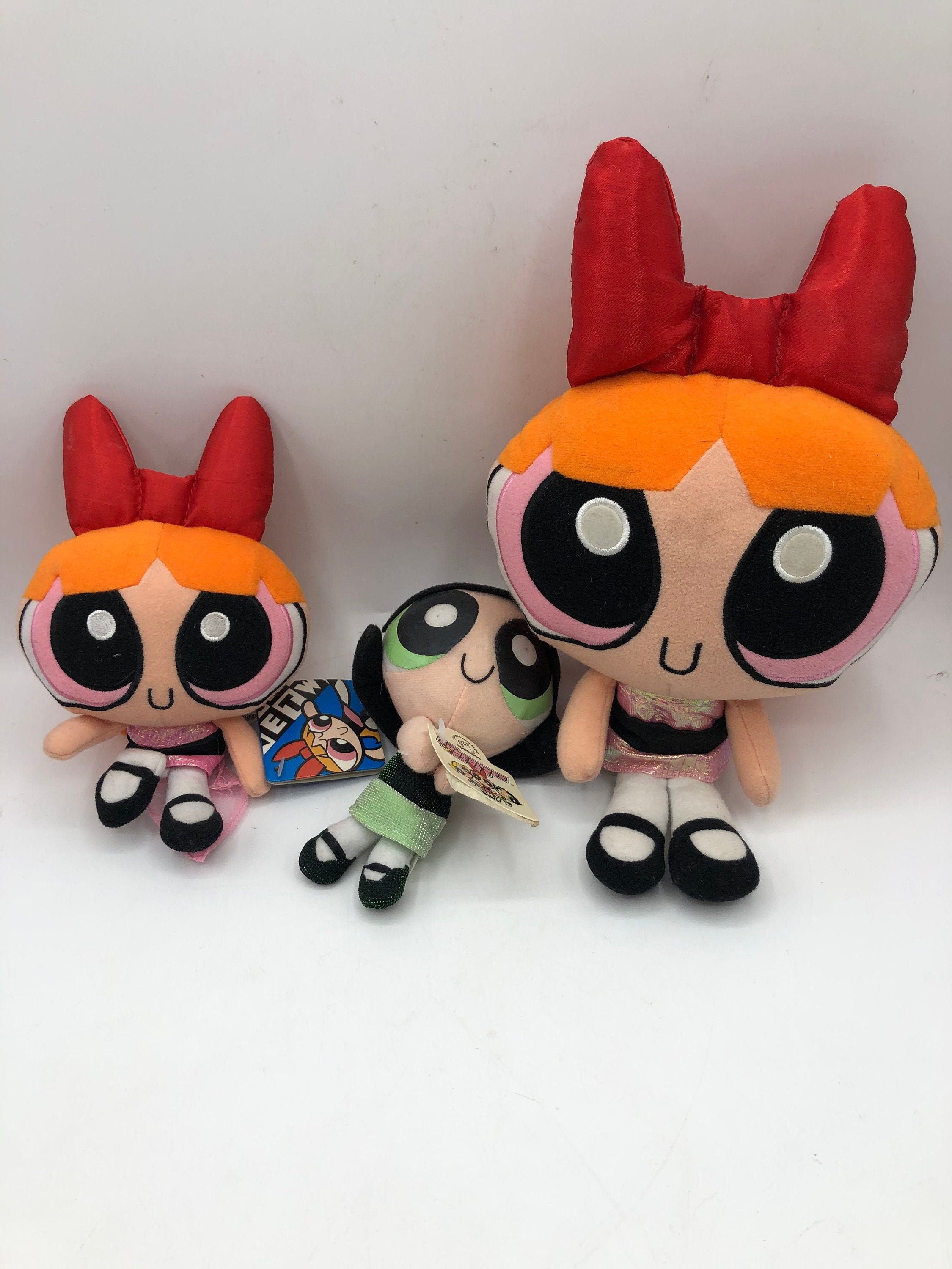 Talking Blossom Power Puff Girl Plushy Vintage Buttercup The Etsy New Zealand