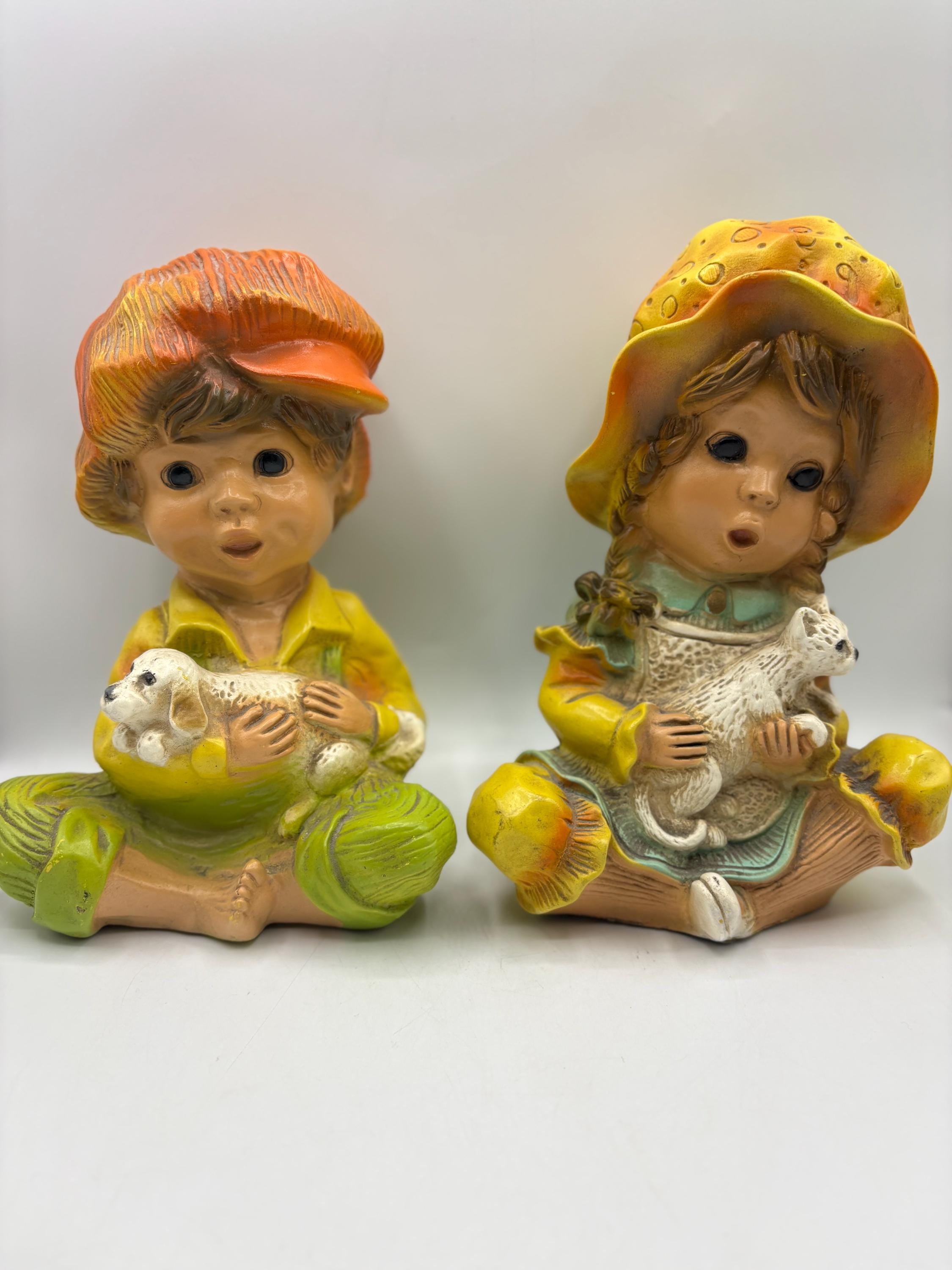 70s 花柄ファイバーグラスボウル4個アメリカアンティーク USAヴィンテージ Vintage 70s Chalkware - Etsy