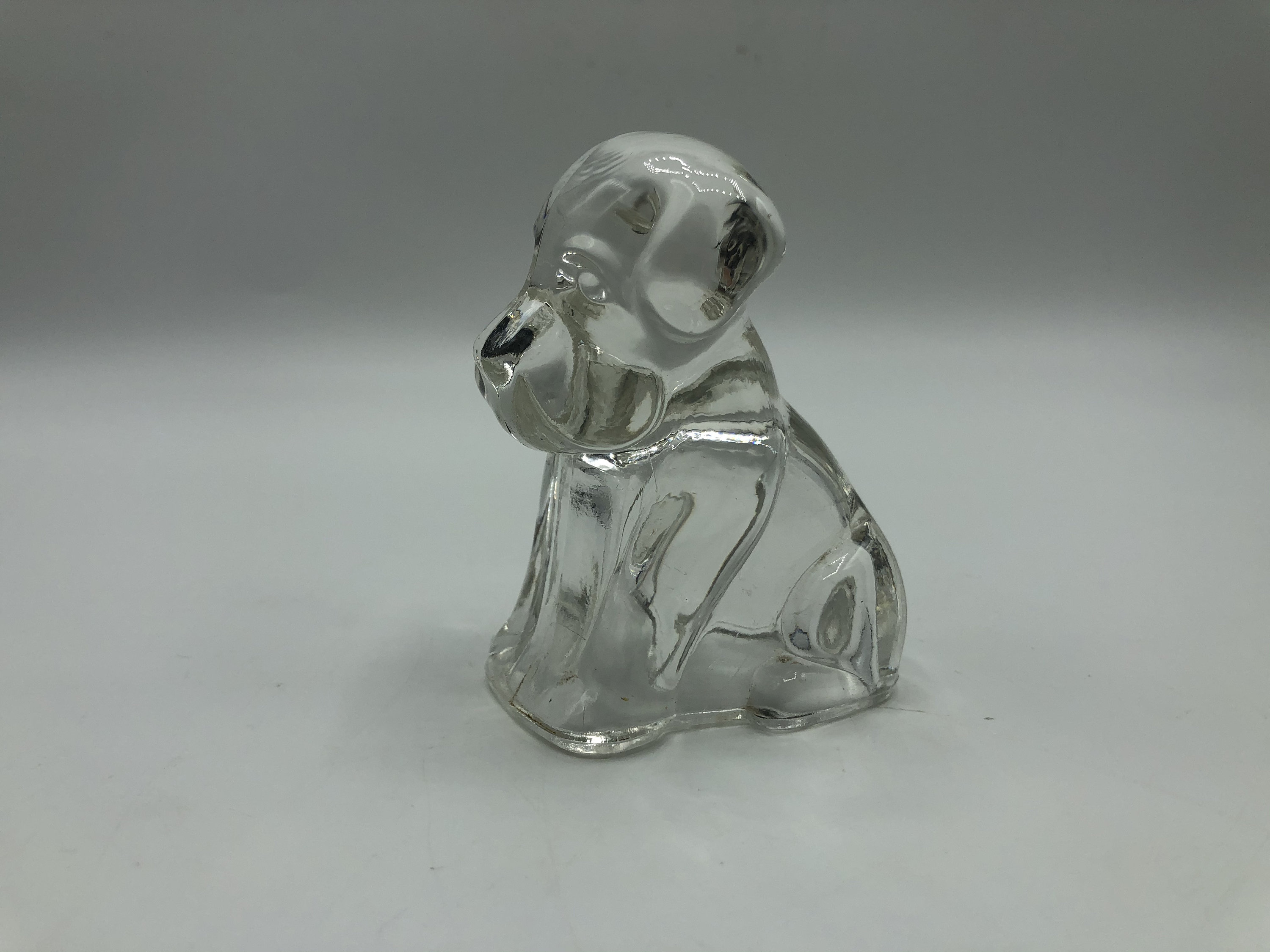 Collectible Vintage Crystal Dog Figurine Art & Collectibles Figurines