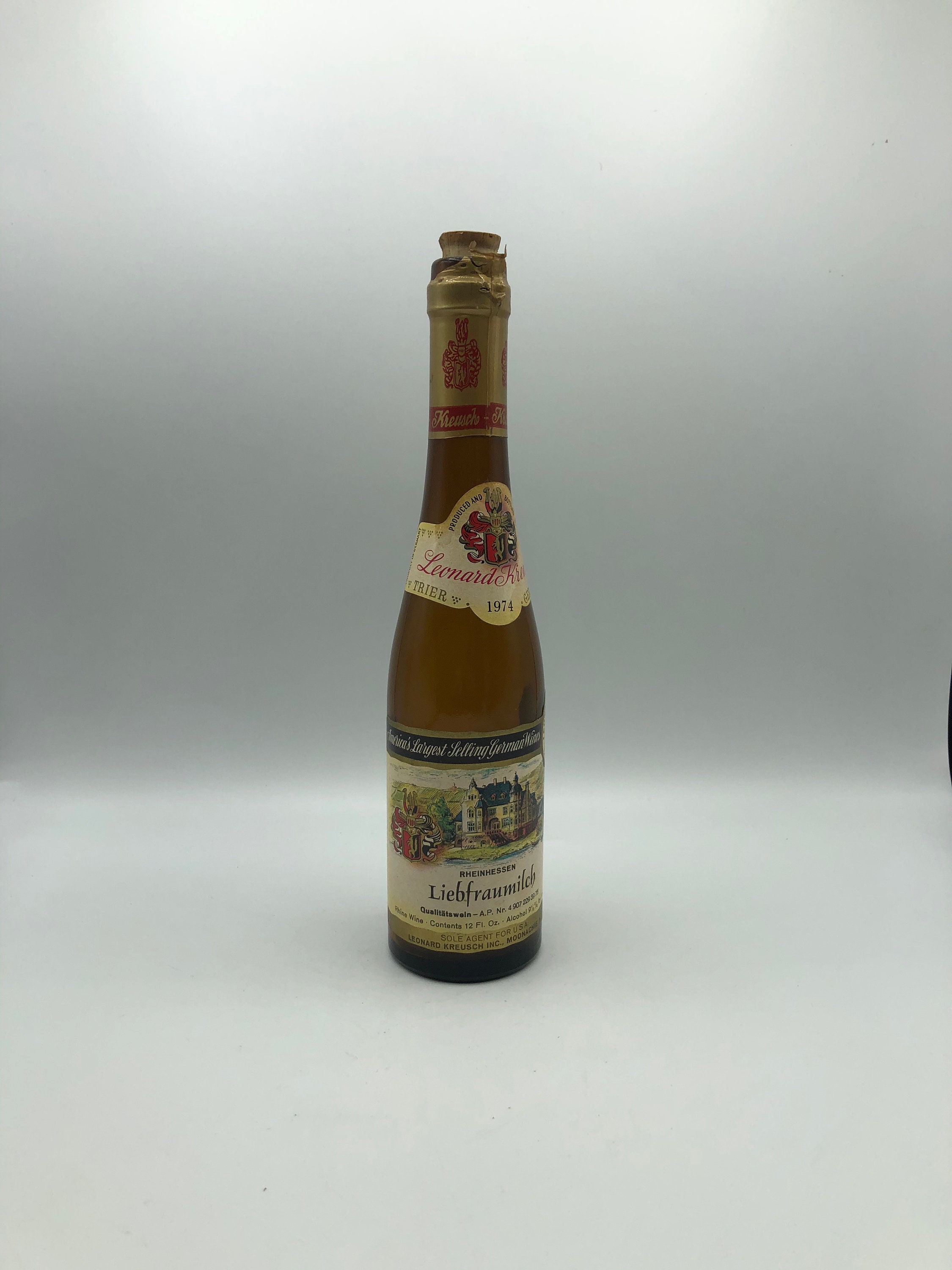 Vintage Liebfraumilch Wine Bottle 1974 German Wine Winery Wine - Etsy