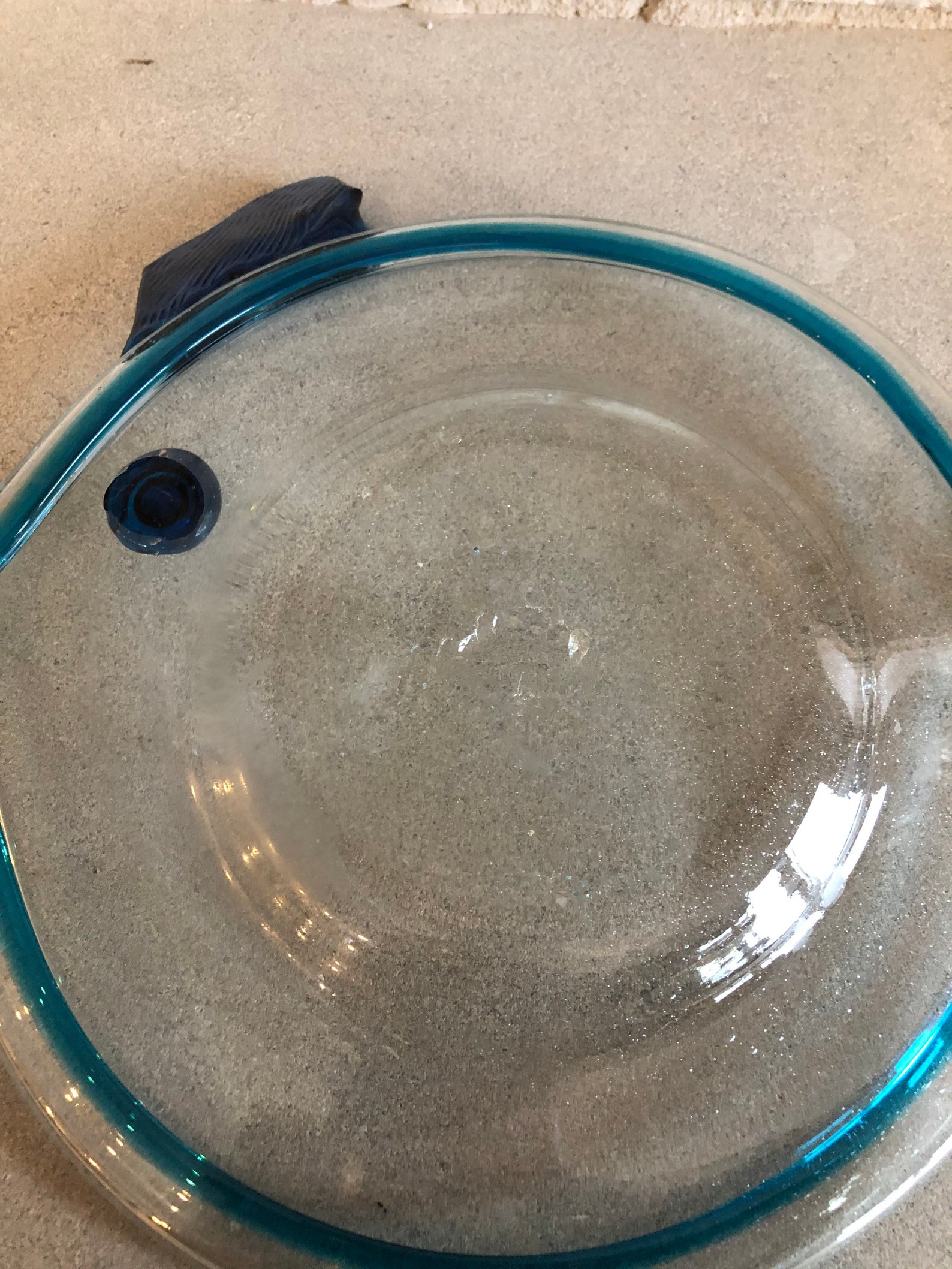 Vintage Art Glass Fish Serving Tray Art Glass Ocean Nautical Etsy