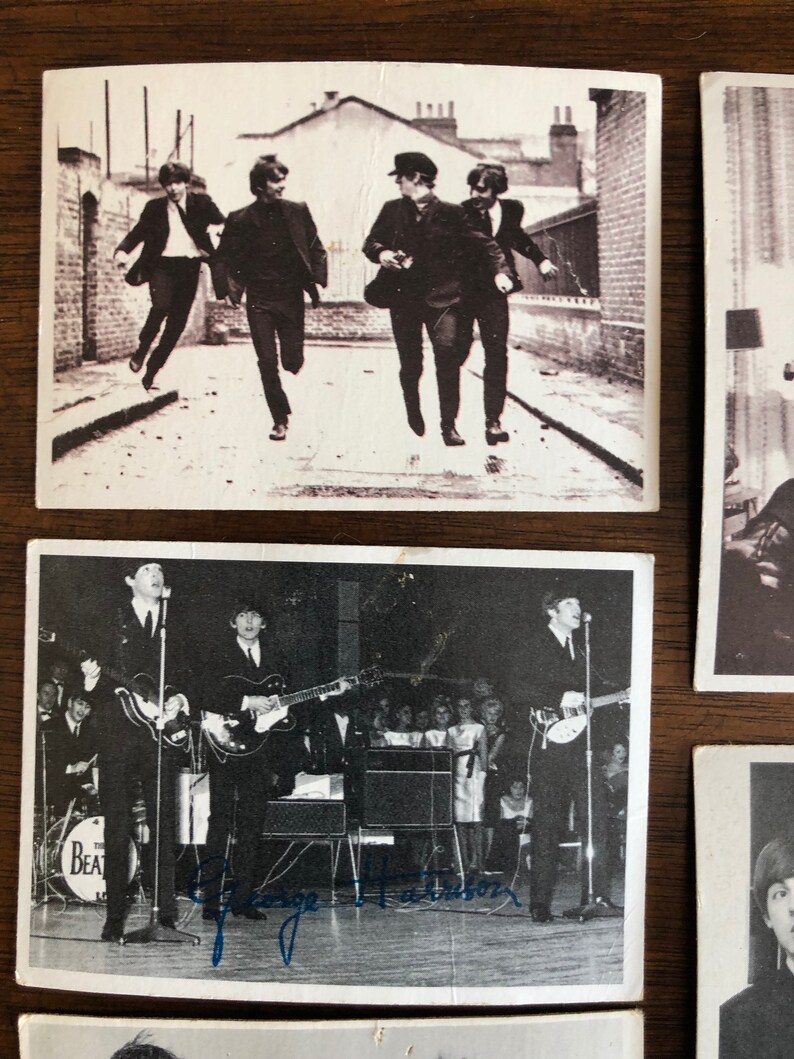 Beatles Trading Cards Set of 10 Collectible 3rd Series 1964 Etsy