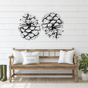 pinecone metal wall art, metal sign, pinecone wall art, nature gifts, outdoor enthusiast gift, nature lover, pinecone art, lodge decor
