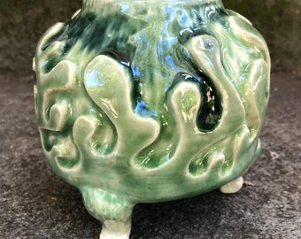decorative bud vase- handmade ceramic pottery