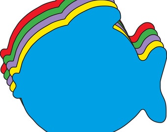 Creative Cut-Outs -  Assorted Color Fish