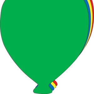 Super Cut-Outs - Assorted Color Balloon