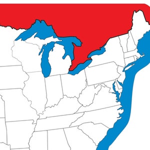 Unlabeled U.S. Practice Map
