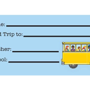 Field Trip Nametags/Labels