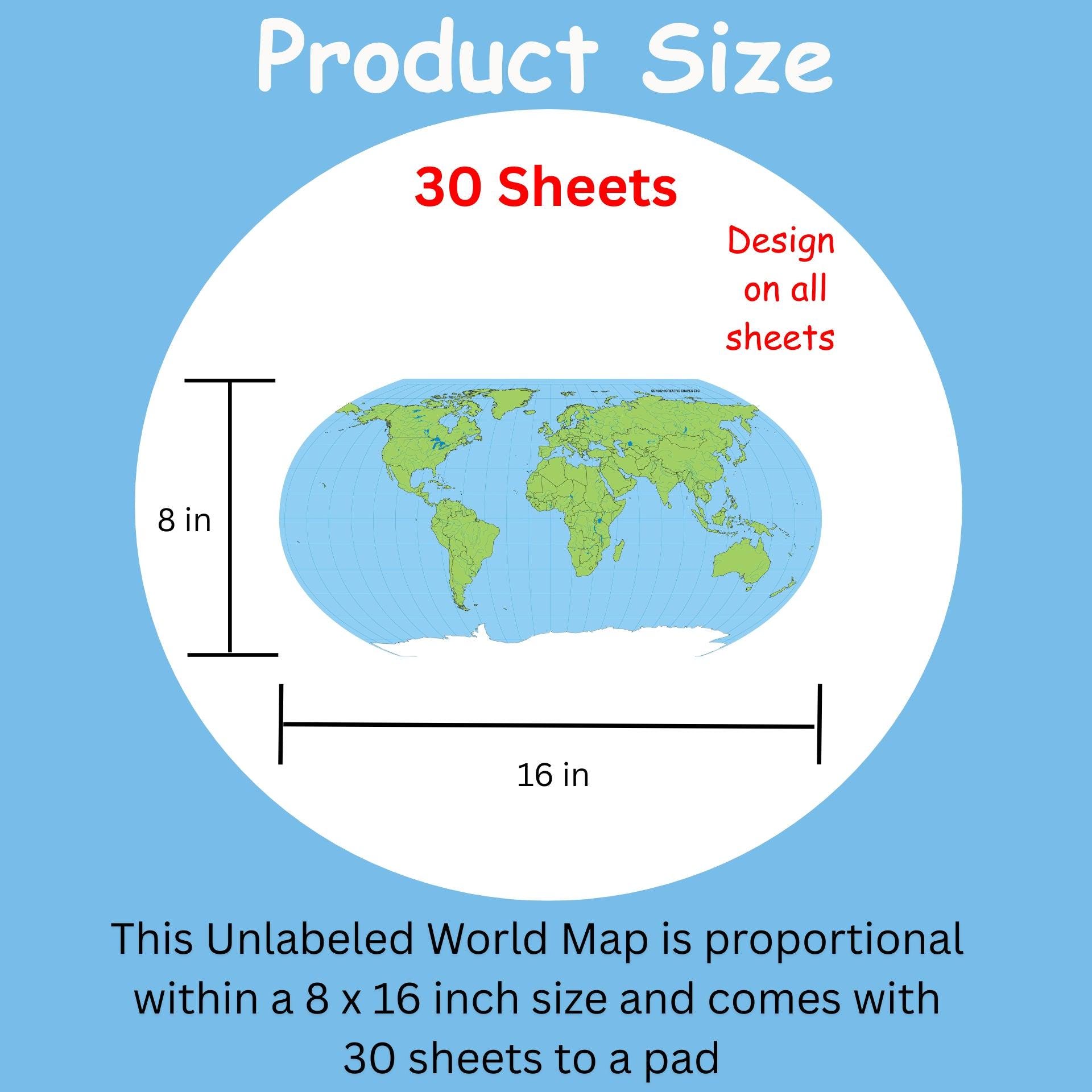 World Practice Map Combo Packs - Etsy