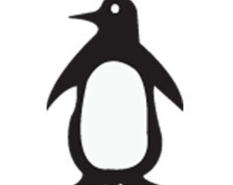 Penguin Peg Rubber Stamp