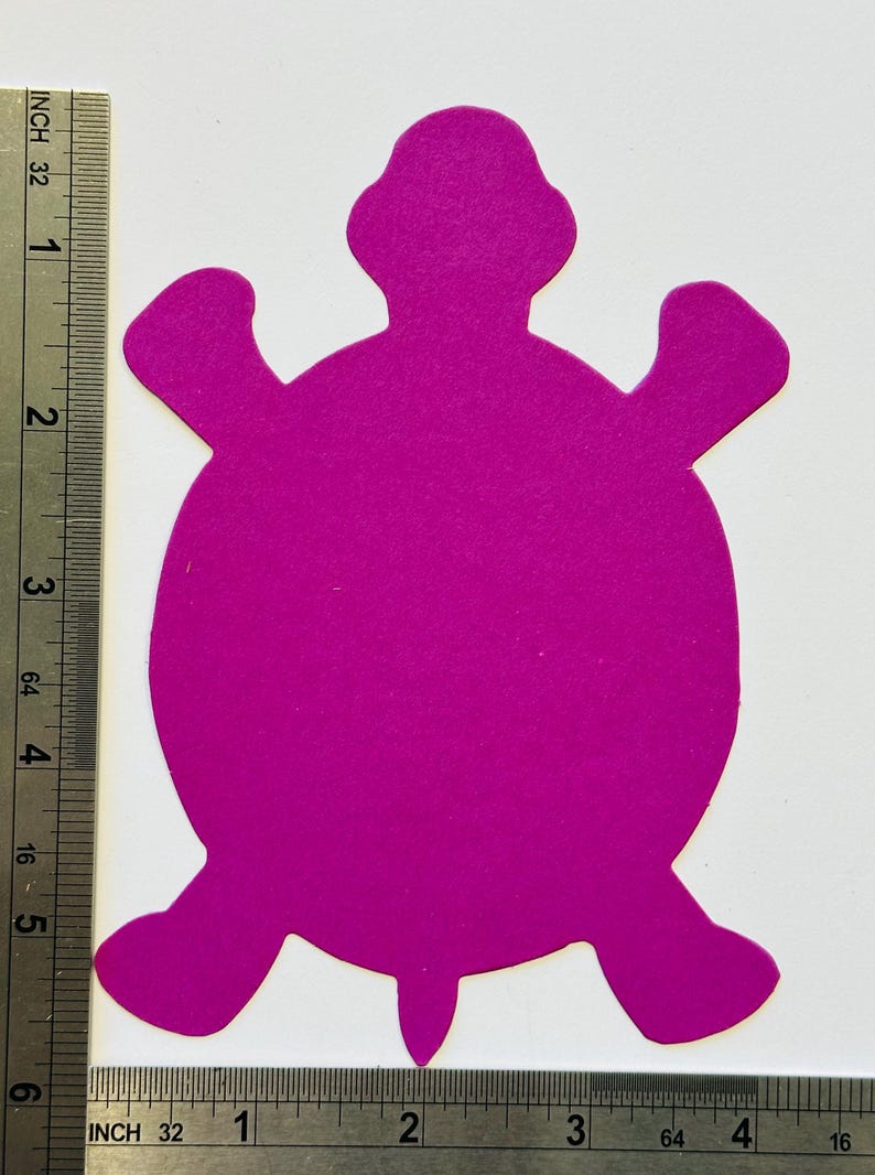 Creative Cut-outs - Assorted Color Turtle - Etsy