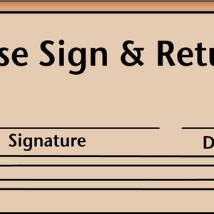 Teacher&#39;s Stamp - Sign and Return