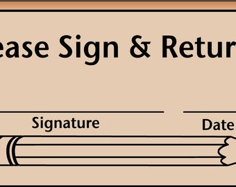 Teacher&#39;s Stamp - Sign and Return