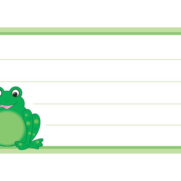 Frog Nametags/Labels