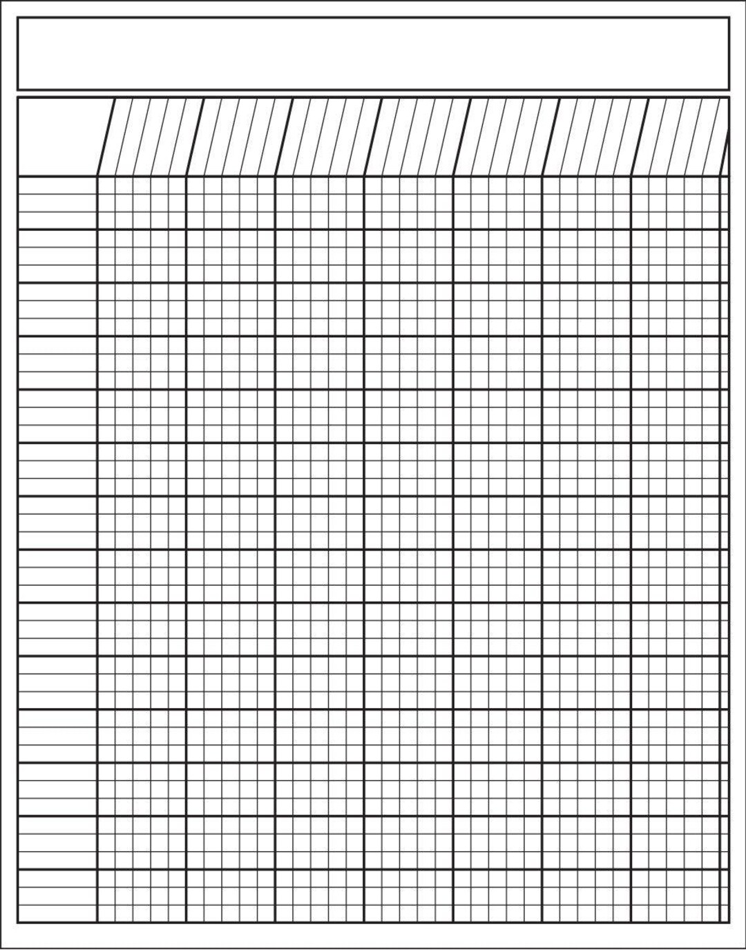 Laminated Incentive Chart - Vertical White - Etsy
