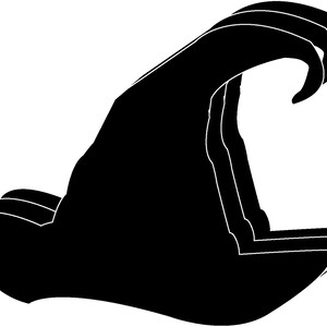 Creative Foam Cut-Outs -  Single Color Witch Hat