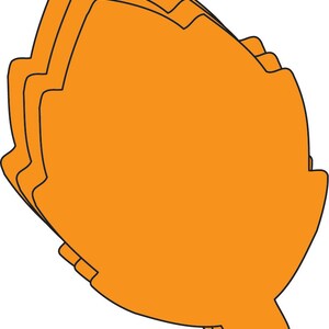Fall Leaf Large Single Color Creative Cut-Outs