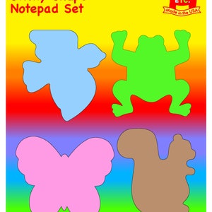 Spring Animal Sticky Notepad Set