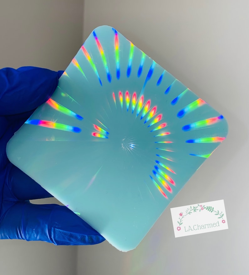 HOLOGRAPHIC Mold Insert for Resin/ Food Safe Silicone Etsy