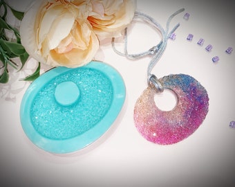 Druzy Cabochon Silicone Mold: Handmade Jewelry Making