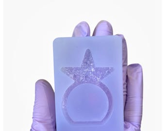 Star Druzy Napkin Ring Silicone Mold | DIY Resin Craft