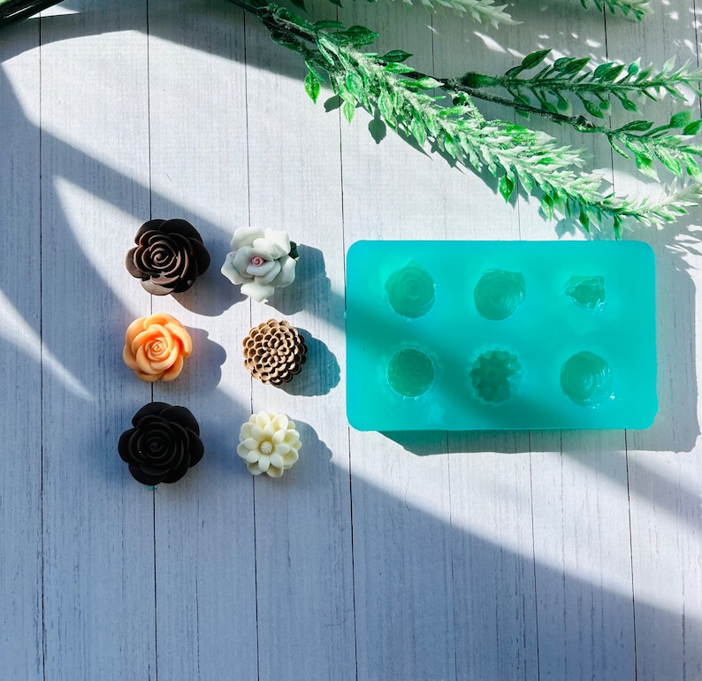 3D Flower Silicone Mold - Etsy