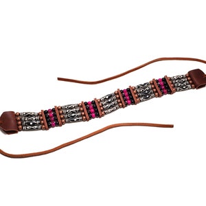 Traditional 4 Line Carved Buffalo Bone Hairpipe Tribal Choker Necklace