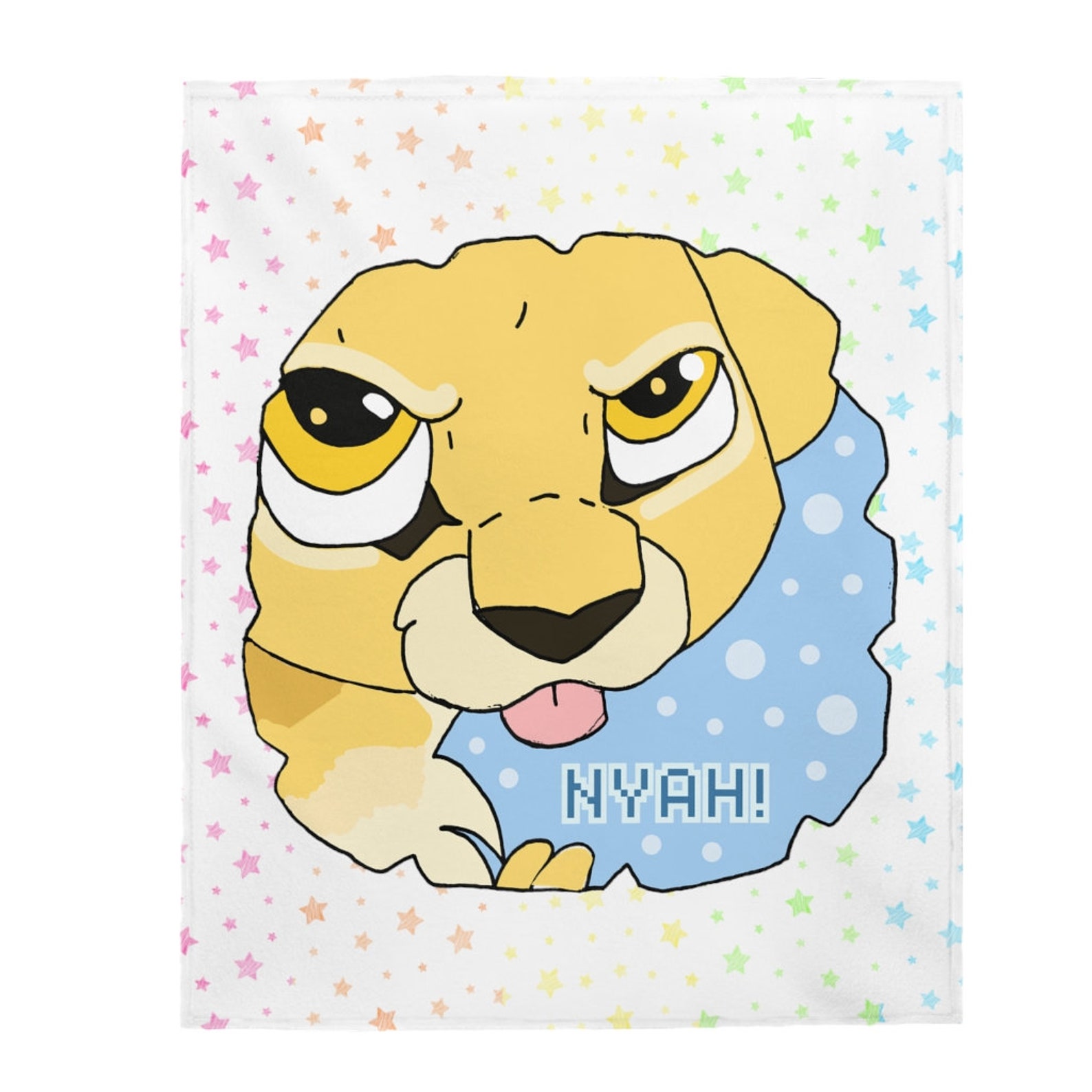 Baby Kougra NYAH Neopets Velveteen Plush Blanket Neopets Neo - Etsy