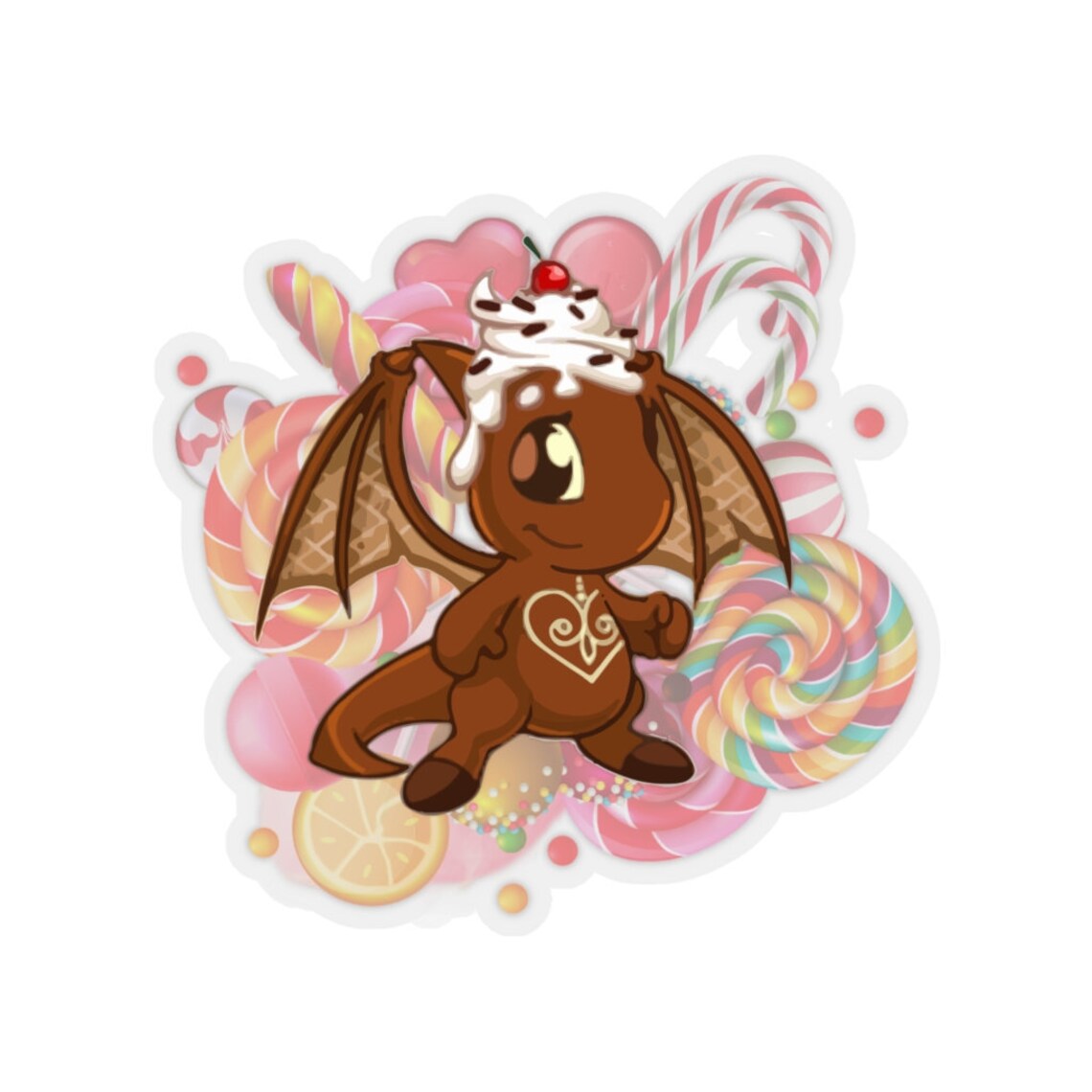 CHOCOLATE SHOYRU Neopet KissCut Stickers Neopets gamer gaming Etsy