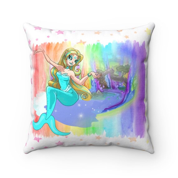 Naia Pillow Neopets Neopet Spun Polyester Square Pillow Etsy