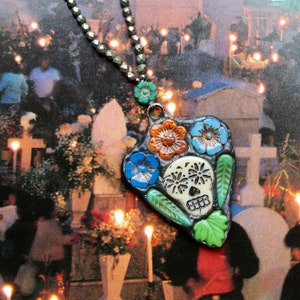 Day of the Dead Frida Homage Necklace #4