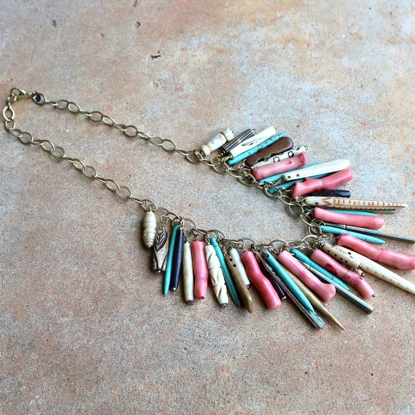 Pick Up Sticks Charm Necklace